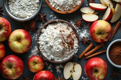 Le gâteau aux pommes traditionnel transformé pour un résultat époustouflant