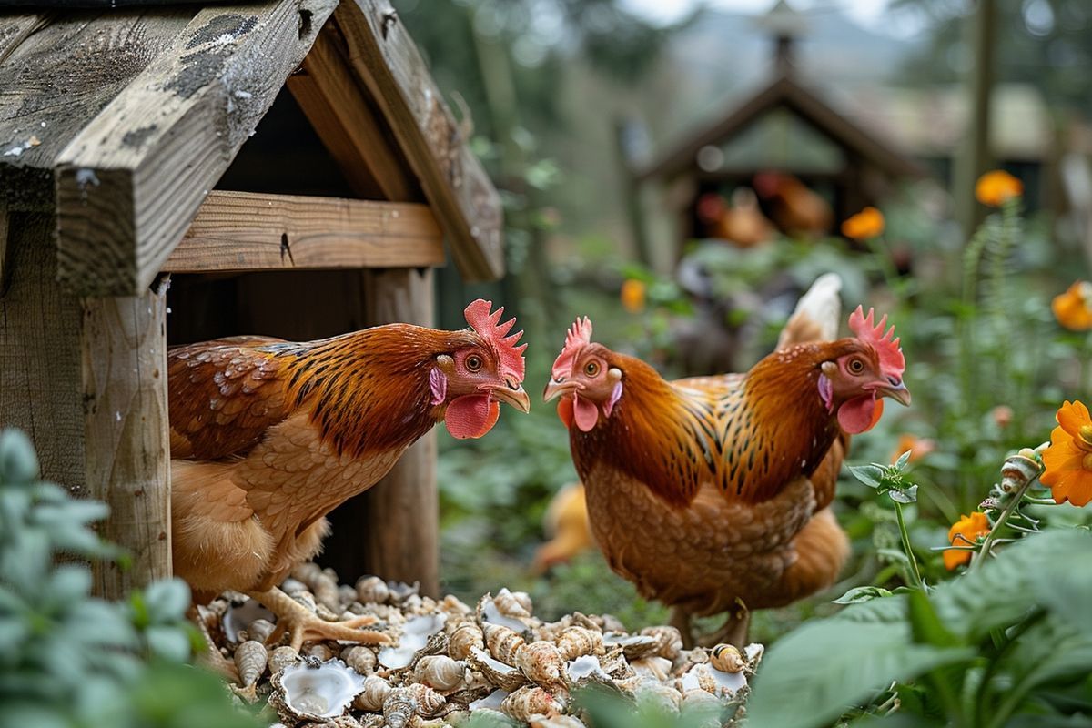 Les coquilles d'huîtres : un trésor inattendu pour l'alimentation de vos poules