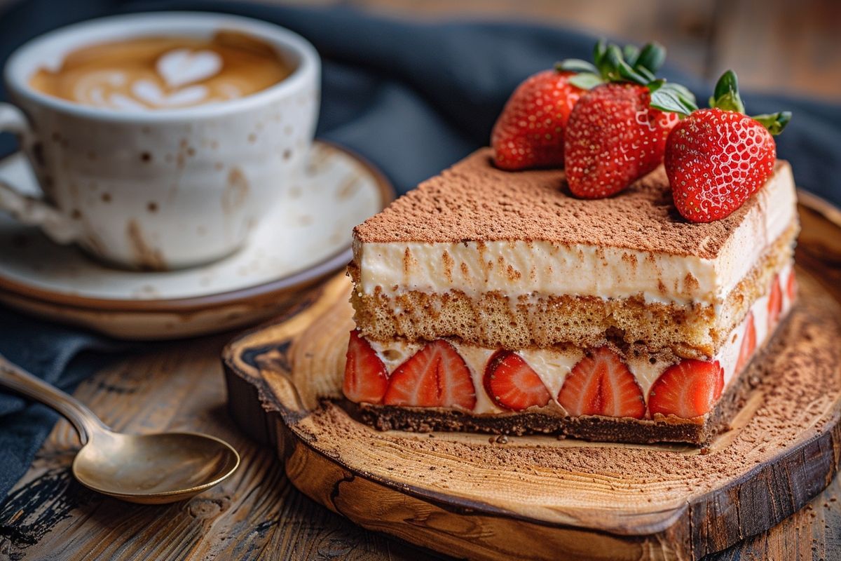 Transformez votre menu avec un tiramisu aux fraises express exquis